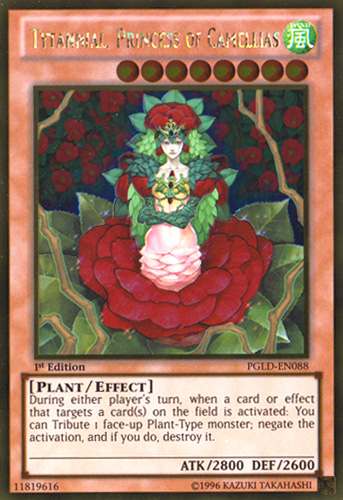 Tytannial, Princess of Camellias [PGLD-EN088] Gold Rare | Kessel Run Games Inc. 