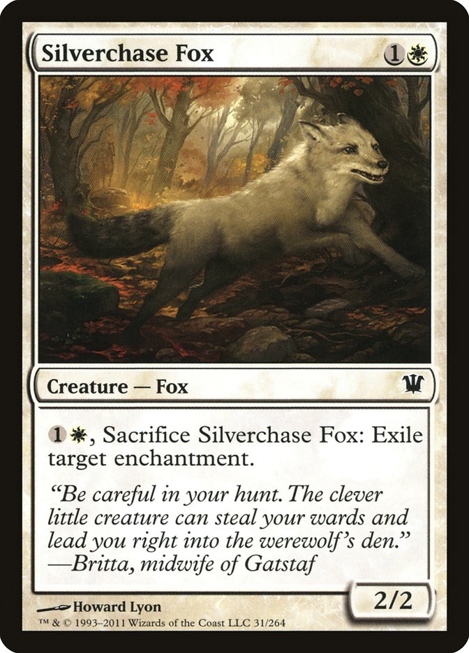 Silverchase Fox [Innistrad] | Kessel Run Games Inc. 