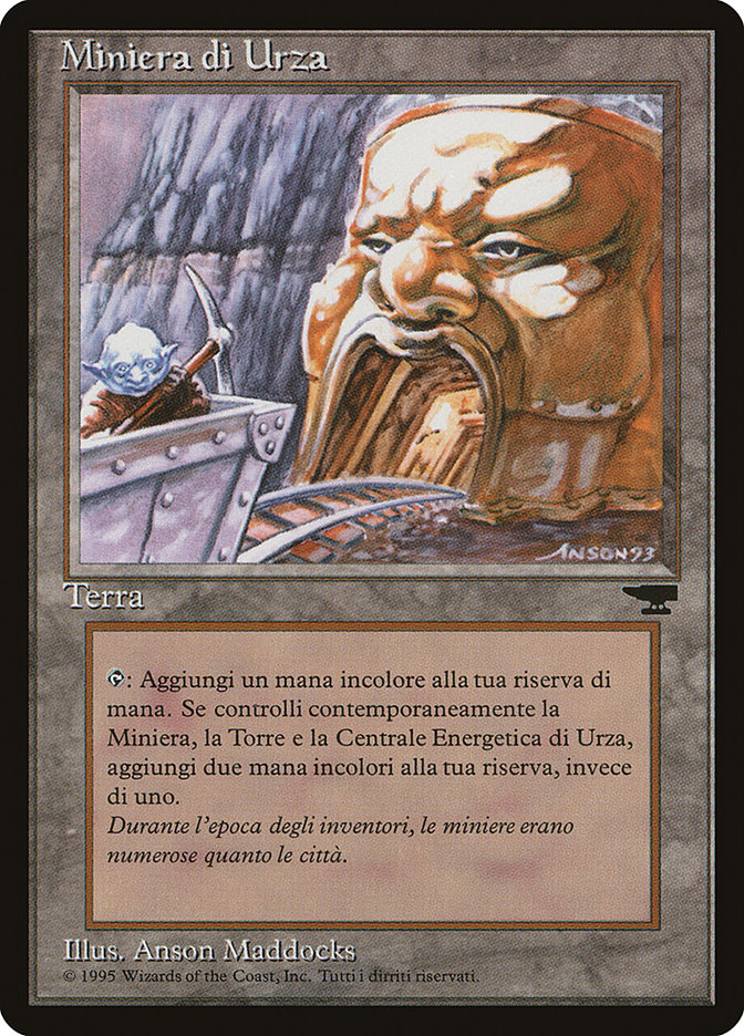 Urza's Mine (Pulley) (Italian) - "Miniera di Urza" [Rinascimento] | Kessel Run Games Inc. 