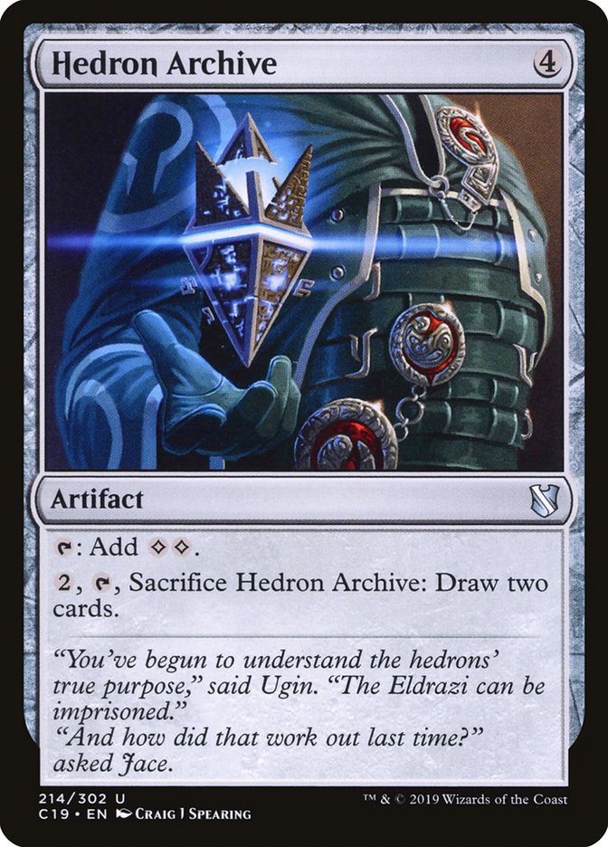 Hedron Archive [Commander 2019] | Kessel Run Games Inc. 