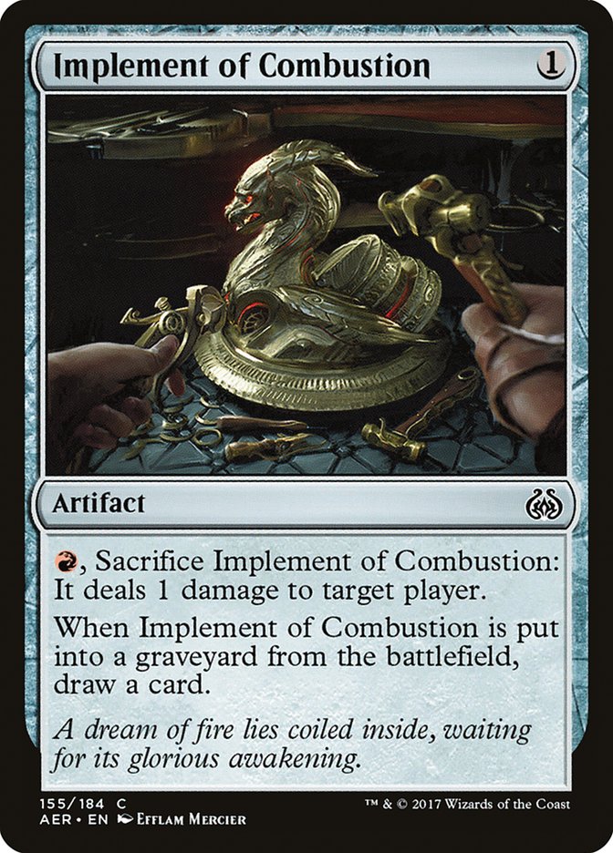 Implement of Combustion [Aether Revolt] | Kessel Run Games Inc. 