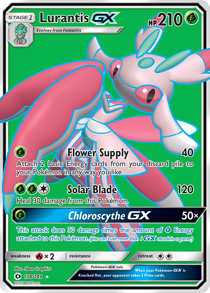 Lurantis GX (138/149) [Sun & Moon: Base Set] | Kessel Run Games Inc. 