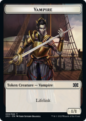 Elemental // Vampire Double-Sided Token [Double Masters 2022 Tokens] | Kessel Run Games Inc. 