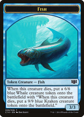 Fish // Zombie (011/036) Double-Sided Token [Commander 2014 Tokens] | Kessel Run Games Inc. 