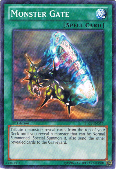 Monster Gate [BP01-EN079] Starfoil Rare | Kessel Run Games Inc. 