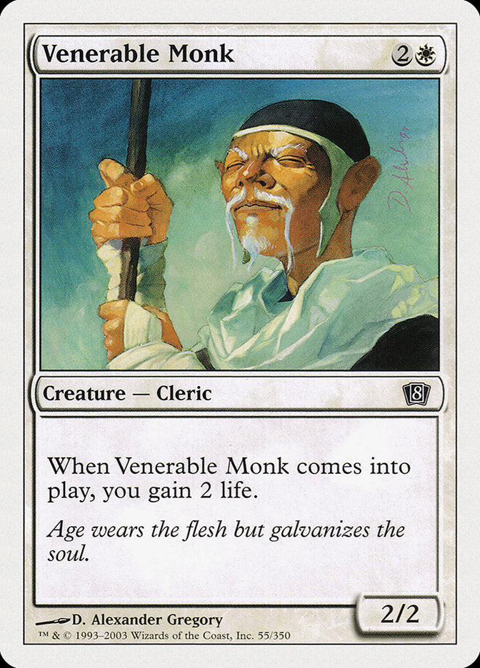 Venerable Monk [Eighth Edition] | Kessel Run Games Inc. 