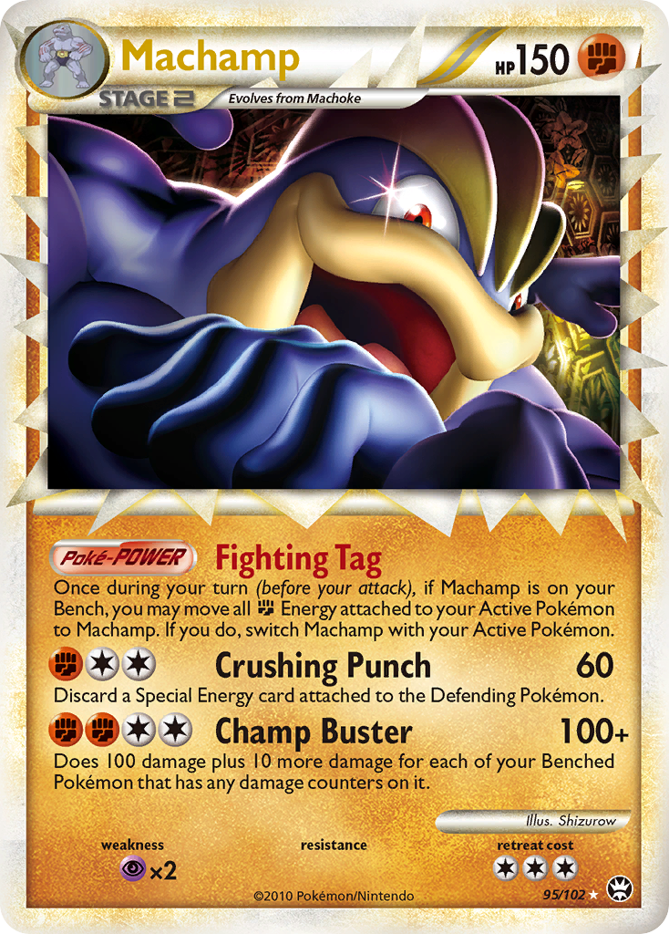 Machamp (95/102) [HeartGold & SoulSilver: Triumphant] | Kessel Run Games Inc. 