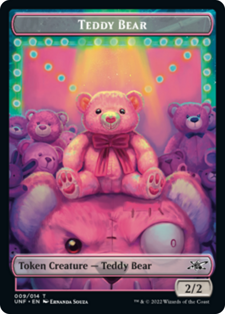 Teddy Bear // Food (011) Double-Sided Token [Unfinity Tokens] | Kessel Run Games Inc. 