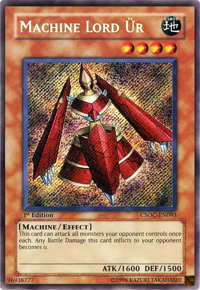 Machine Lord Ur [CSOC-EN093] Secret Rare | Kessel Run Games Inc. 