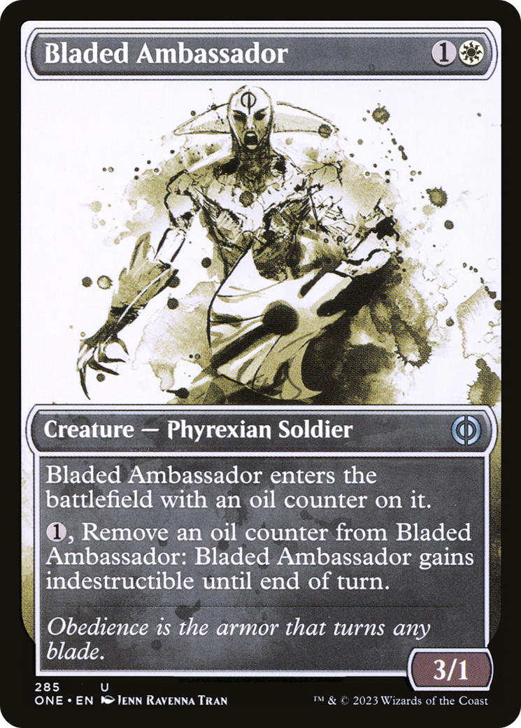 Bladed Ambassador (Showcase Ichor) [Phyrexia: All Will Be One] | Kessel Run Games Inc. 