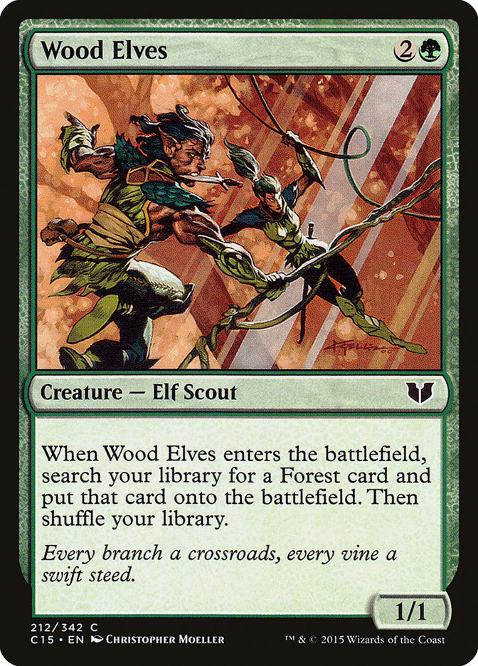 Wood Elves [Commander 2015] | Kessel Run Games Inc. 
