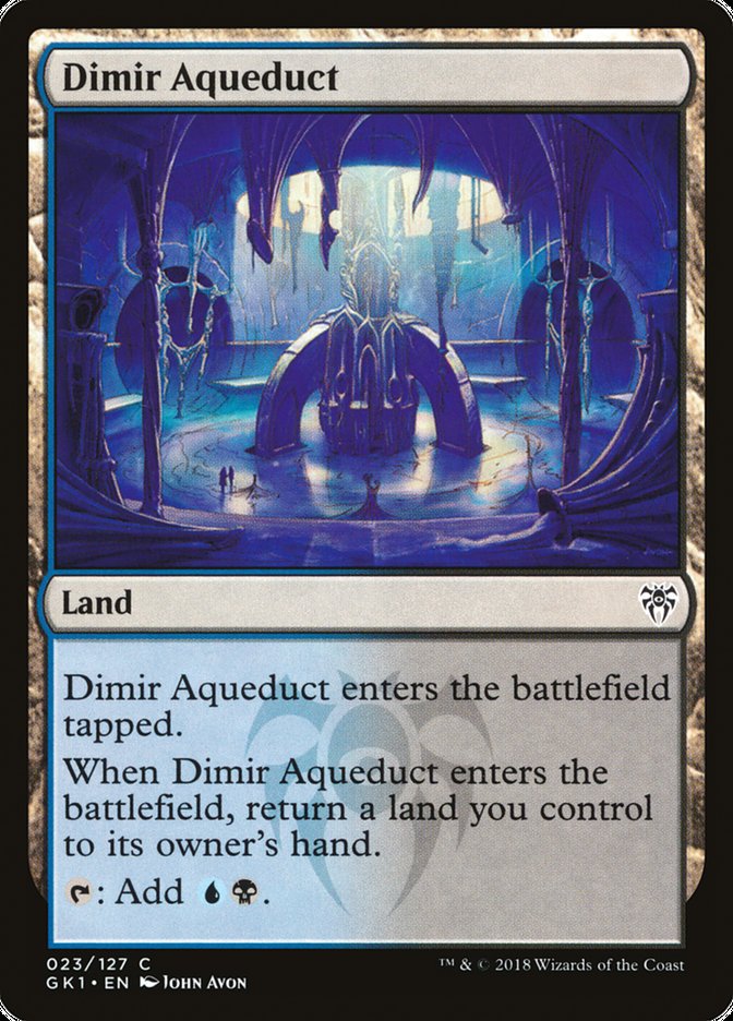 Dimir Aqueduct [Guilds of Ravnica Guild Kit] | Kessel Run Games Inc. 