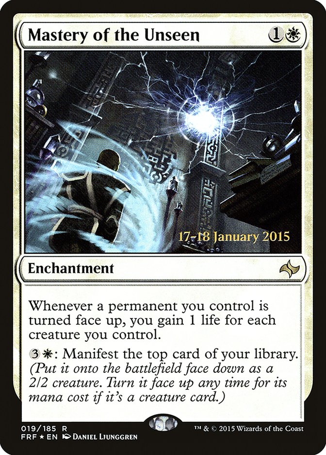 Mastery of the Unseen [Fate Reforged Prerelease Promos] | Kessel Run Games Inc. 