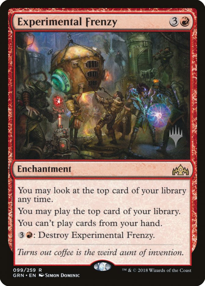Experimental Frenzy (Promo Pack) [Guilds of Ravnica Promos] | Kessel Run Games Inc. 