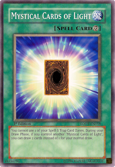 Mystical Cards of Light [LODT-EN058] Common | Kessel Run Games Inc. 