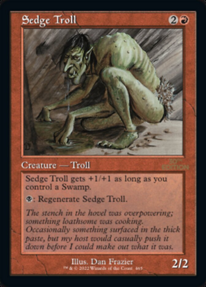Sedge Troll (Retro) [30th Anniversary Edition] | Kessel Run Games Inc. 
