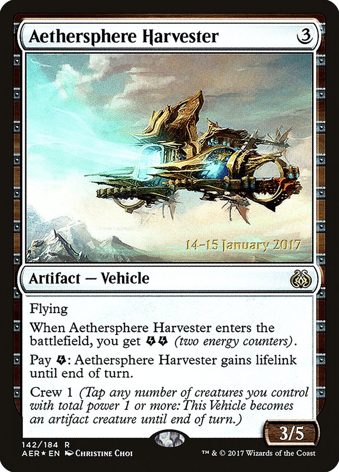 Aethersphere Harvester [Aether Revolt Prerelease Promos] | Kessel Run Games Inc. 