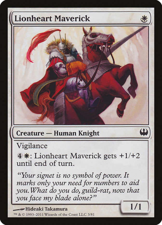 Lionheart Maverick [Duel Decks: Knights vs. Dragons] | Kessel Run Games Inc. 