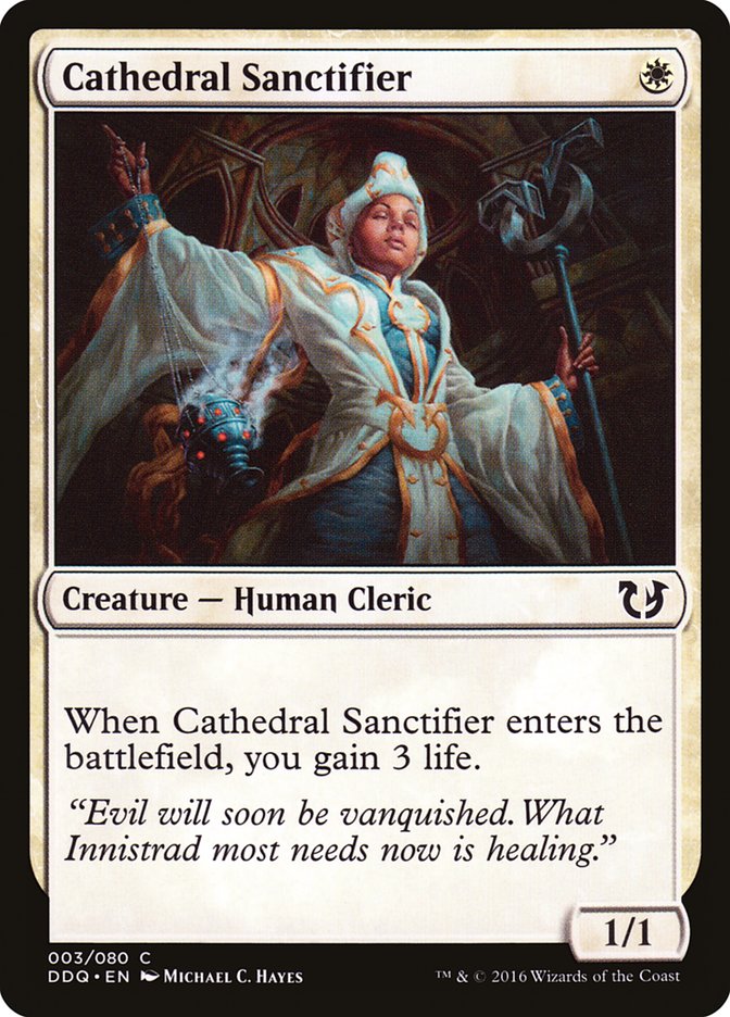 Cathedral Sanctifier [Duel Decks: Blessed vs. Cursed] | Kessel Run Games Inc. 