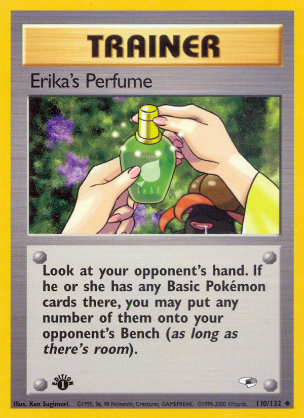 Erika's Perfume (110/132) [Gym Heroes 1st Edition] | Kessel Run Games Inc. 