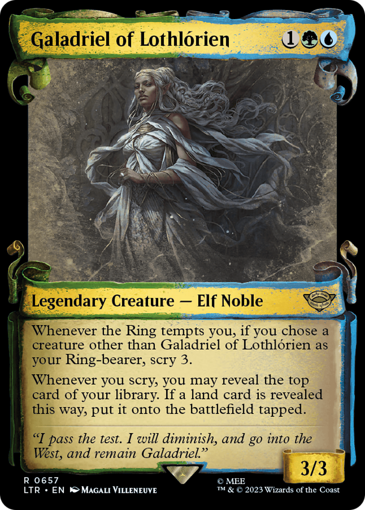 Galadriel of Lothlorien [The Lord of the Rings: Tales of Middle-Earth Showcase Scrolls] | Kessel Run Games Inc. 