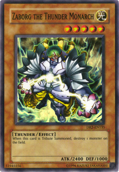 Zaborg the Thunder Monarch [DR2-EN135] Super Rare | Kessel Run Games Inc. 