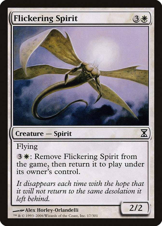 Flickering Spirit [Time Spiral] | Kessel Run Games Inc. 