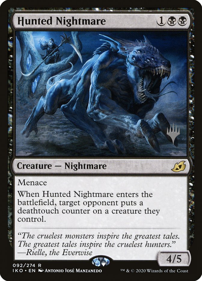 Hunted Nightmare (Promo Pack) [Ikoria: Lair of Behemoths Promos] | Kessel Run Games Inc. 