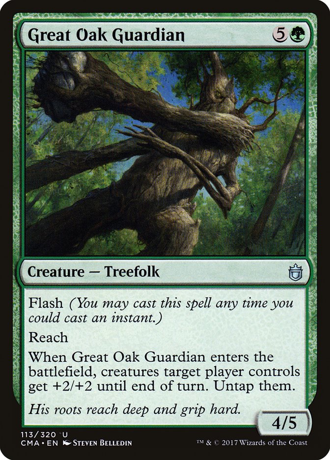Great Oak Guardian [Commander Anthology] | Kessel Run Games Inc. 