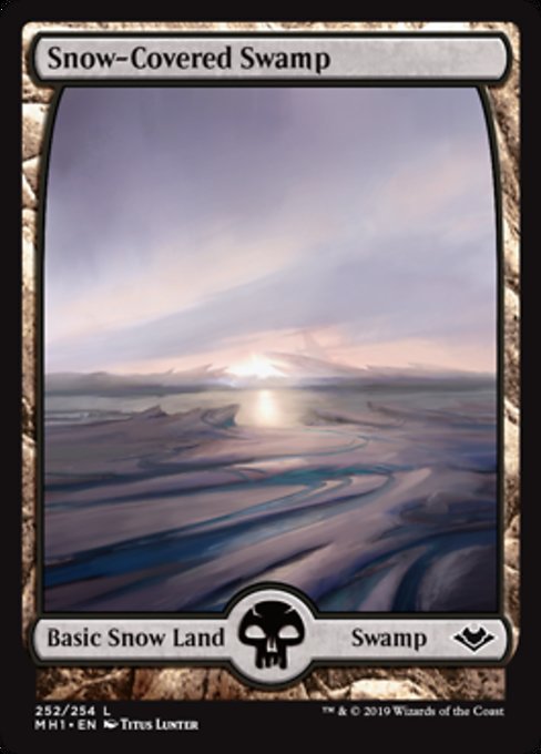 Snow-Covered Swamp [Modern Horizons] | Kessel Run Games Inc. 
