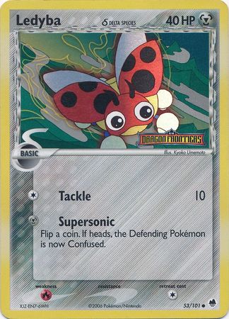 Ledyba (53/101) (Delta Species) (Stamped) [EX: Dragon Frontiers] | Kessel Run Games Inc. 