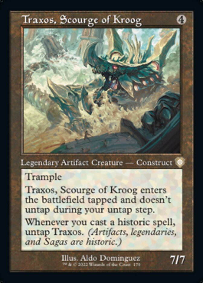 Traxos, Scourge of Kroog (Retro) [The Brothers' War Commander] | Kessel Run Games Inc. 