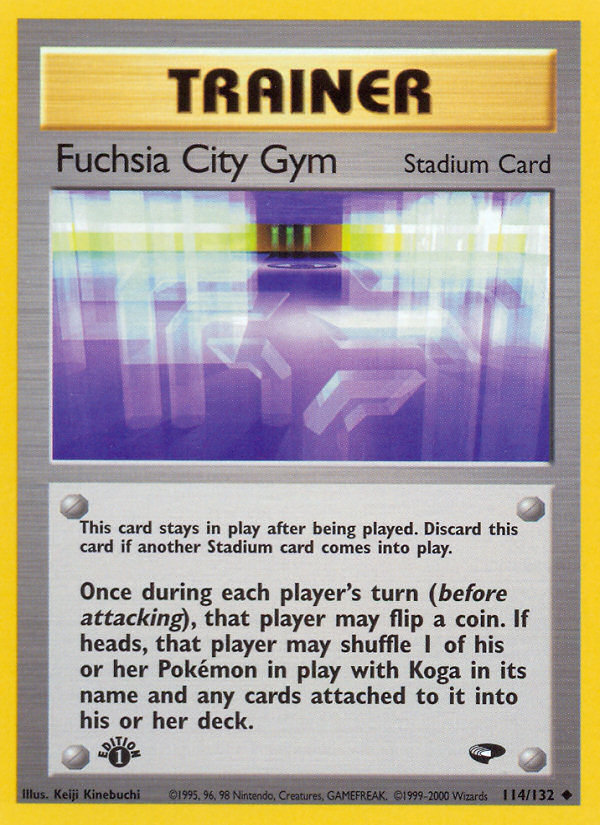 Fuchsia City Gym (114/132) [Gym Challenge 1st Edition] | Kessel Run Games Inc. 