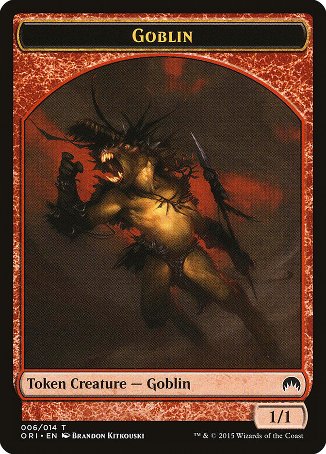 Goblin Token [Magic Origins Tokens] | Kessel Run Games Inc. 