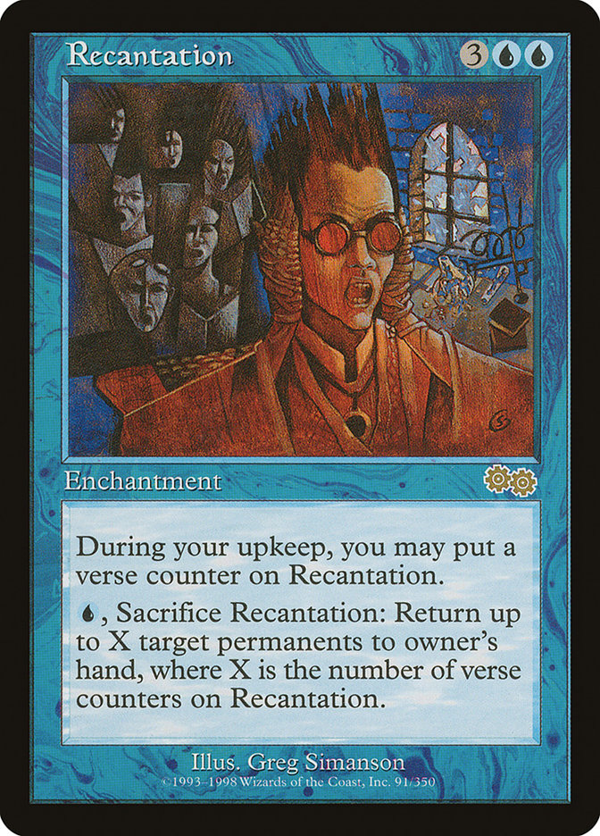 Recantation [Urza's Saga] | Kessel Run Games Inc. 