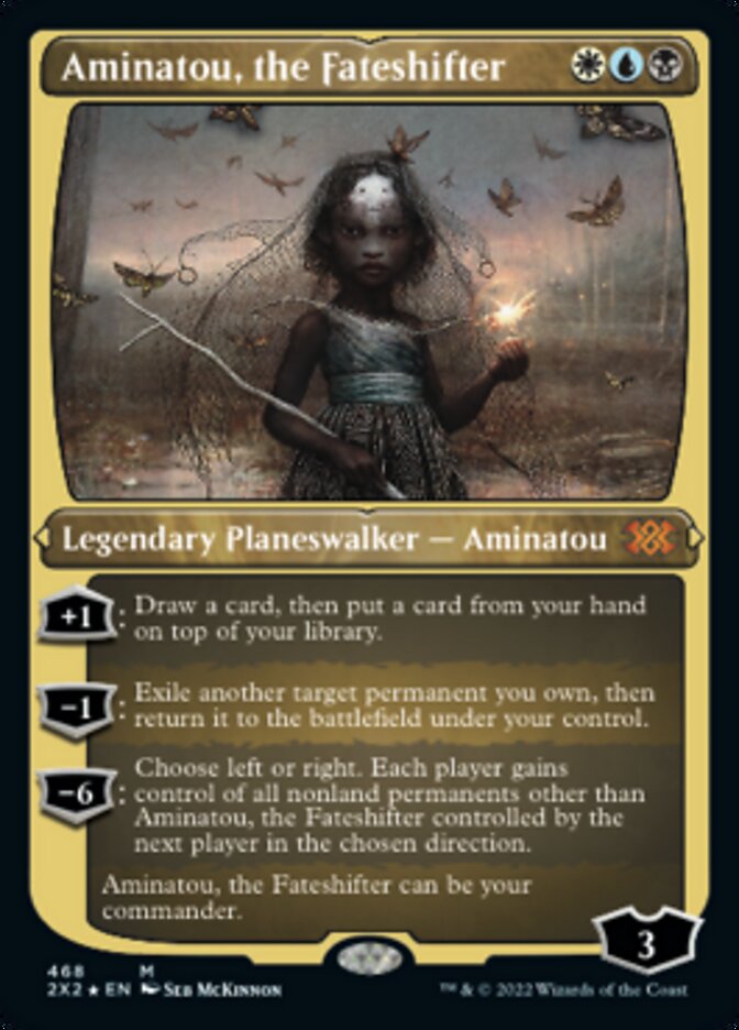 Aminatou, the Fateshifter (Foil Etched) [Double Masters 2022] | Kessel Run Games Inc. 