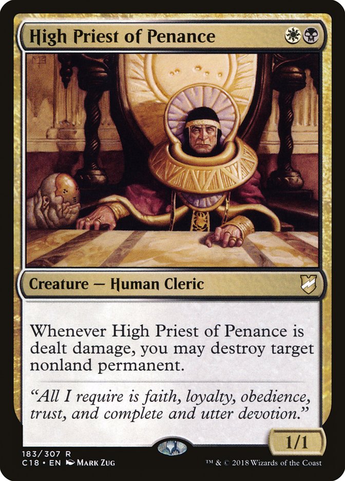 High Priest of Penance [Commander 2018] | Kessel Run Games Inc. 