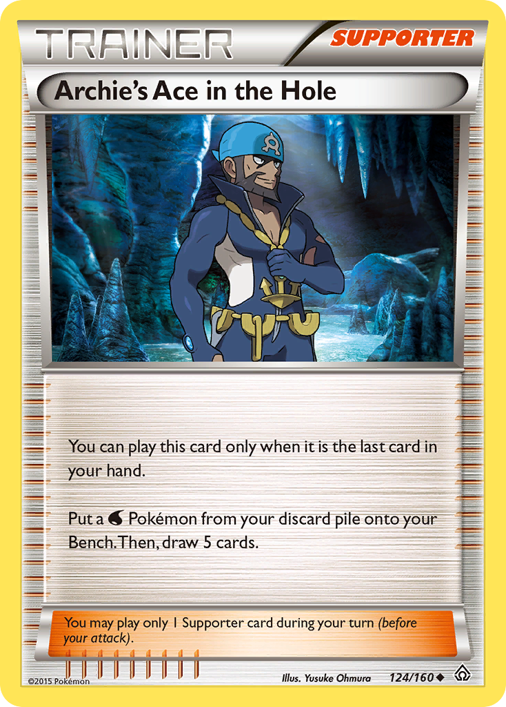 Archie's Ace in the Hole (124/160) [XY: Primal Clash] | Kessel Run Games Inc. 