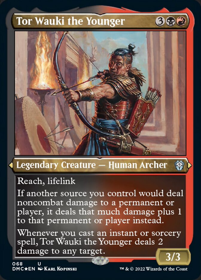 Tor Wauki the Younger (Foil Etched) [Dominaria United Commander] | Kessel Run Games Inc. 