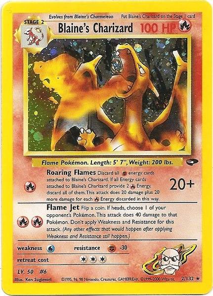 Blaine's Charizard (2/132) [Gym Challenge Unlimited] | Kessel Run Games Inc. 