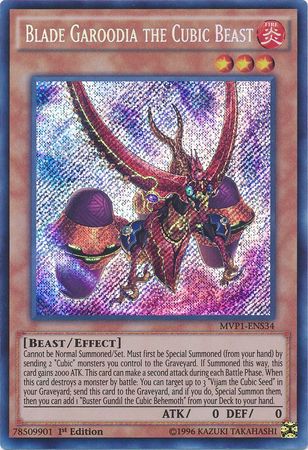 Blade Garoodia the Cubic Beast [MVP1-ENS34] Secret Rare | Kessel Run Games Inc. 