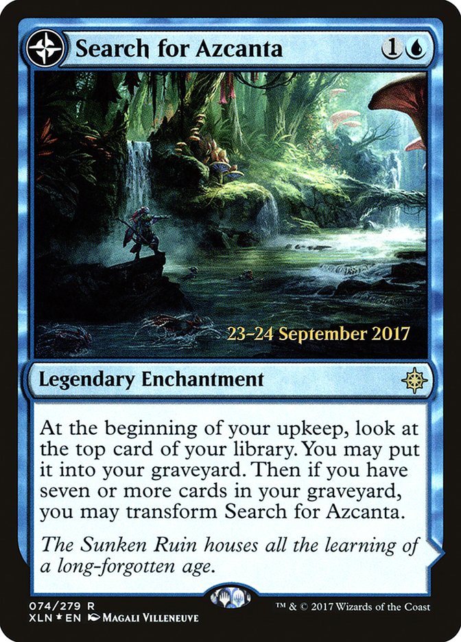 Search for Azcanta // Azcanta, the Sunken Ruin [Ixalan Prerelease Promos] | Kessel Run Games Inc. 