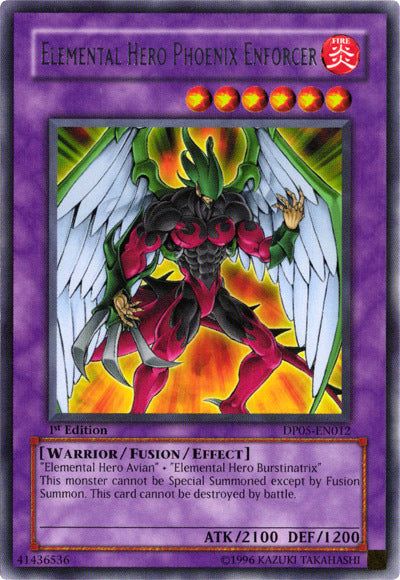 Elemental Hero Phoenix Enforcer [DP05-EN012] Rare | Kessel Run Games Inc. 
