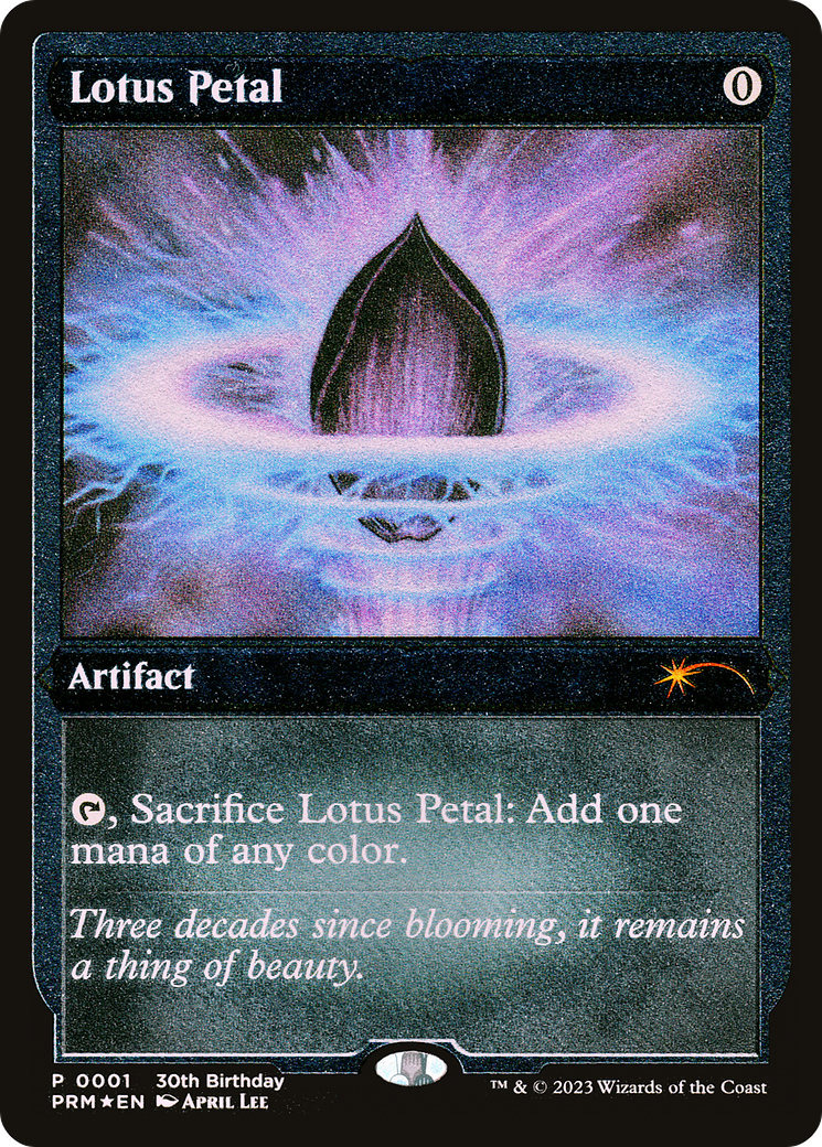 Lotus Petal (Foil Etched) [30th Anniversary Promos] | Kessel Run Games Inc. 