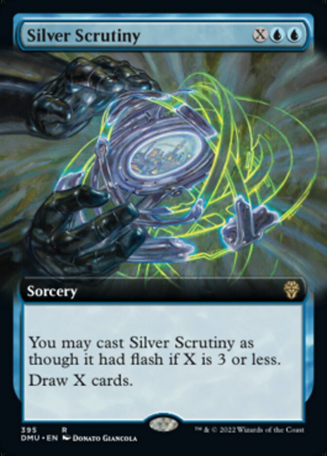 Silver Scrutiny (Extended Art) [Dominaria United] | Kessel Run Games Inc. 