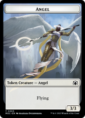 Angel (3) // Demon Double-Sided Token [March of the Machine Commander Tokens] | Kessel Run Games Inc. 