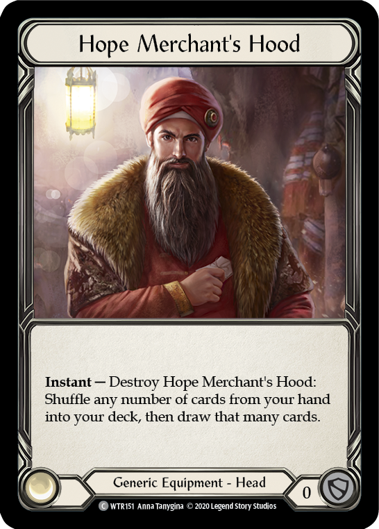 Hope Merchant's Hood [U-WTR151] (Welcome to Rathe Unlimited)  Unlimited Normal | Kessel Run Games Inc. 