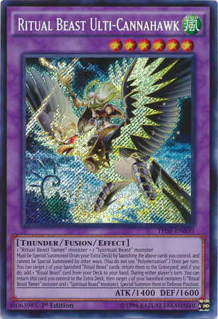 Ritual Beast Ulti-Cannahawk [THSF-EN030] Secret Rare | Kessel Run Games Inc. 