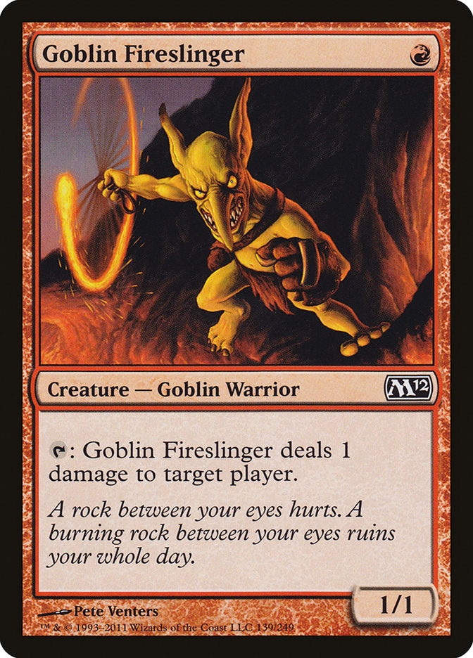 Goblin Fireslinger [Magic 2012] | Kessel Run Games Inc. 