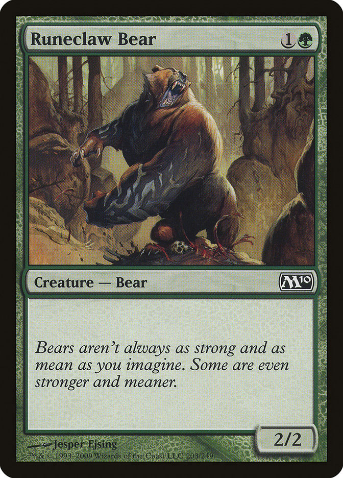 Runeclaw Bear [Magic 2010] | Kessel Run Games Inc. 